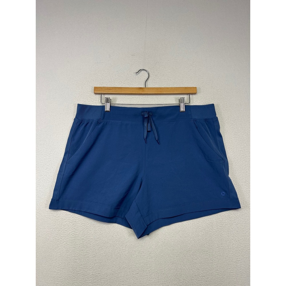 Athletic Activewear RBX Womens XL Blue Drawstring Waist Running Gym Shorts